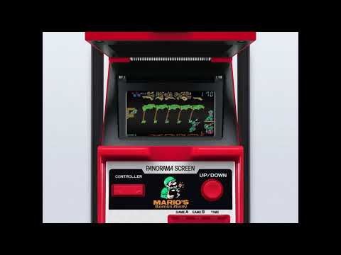 Game & Watch - Mario's Bombs Away (c)1983 Nintendo [MAME emulation footage]