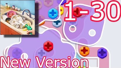 (New Version) Screw Home ASMR Clean 1-30 Gameplay Android,iOS