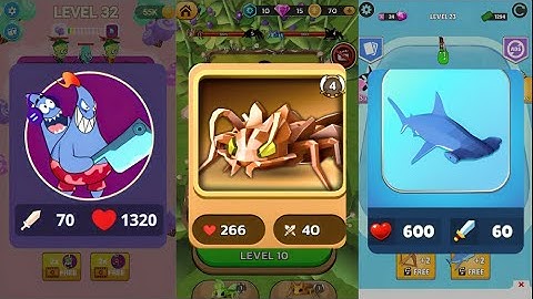 Merge Shark Vs Merge Master Ants Vs Merge Master Monster Battle Max Level Gameplay