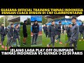 Official training timnas jelang vs guinea begini wajah pemain timnas ditengah cuaca dingin di paris