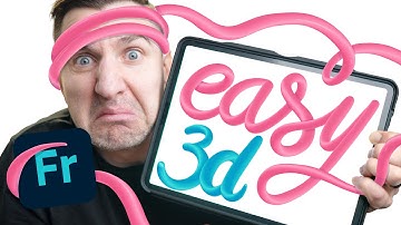 How to Make This 3D effect in #adobefresco!