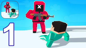 Squid.io - Red Light Green Light - Gameplay Walkthrough Level 1 - 7 (Android, iOS)