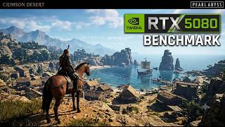 RTX 5080 - Crimson Desert Benchmark / DLAA, DLSS Q, Ray Reconstruction, MFGx2,3,4,6 | ULTRA SETTINGS