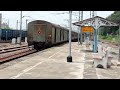 12168 Mumbai LTT SF Express with WAP 5 stops for crew change in Chunar junction. 