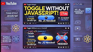 Toggle Without JavaScript | Easy HTML Toggle with Details & Summary News