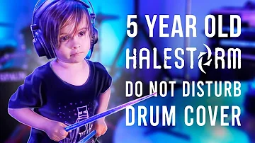 "Do Not Disturb" - Halestorm (5 Year Old Drummer Coen Krysiak)