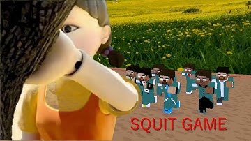 Squid game \ Herobrine brothers \ Green light - Red light game\\ minecraft animation