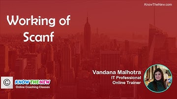 Taking Input From User Using Scanf - C Programming Course For Beginners.