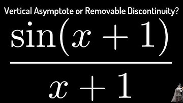 Does the Function have a Vertical Asymptote or Removable Discontinuity?