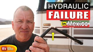 HWH Hydraulic Hose Replacement after Loss of Hydraulic Pressure / RV DIY