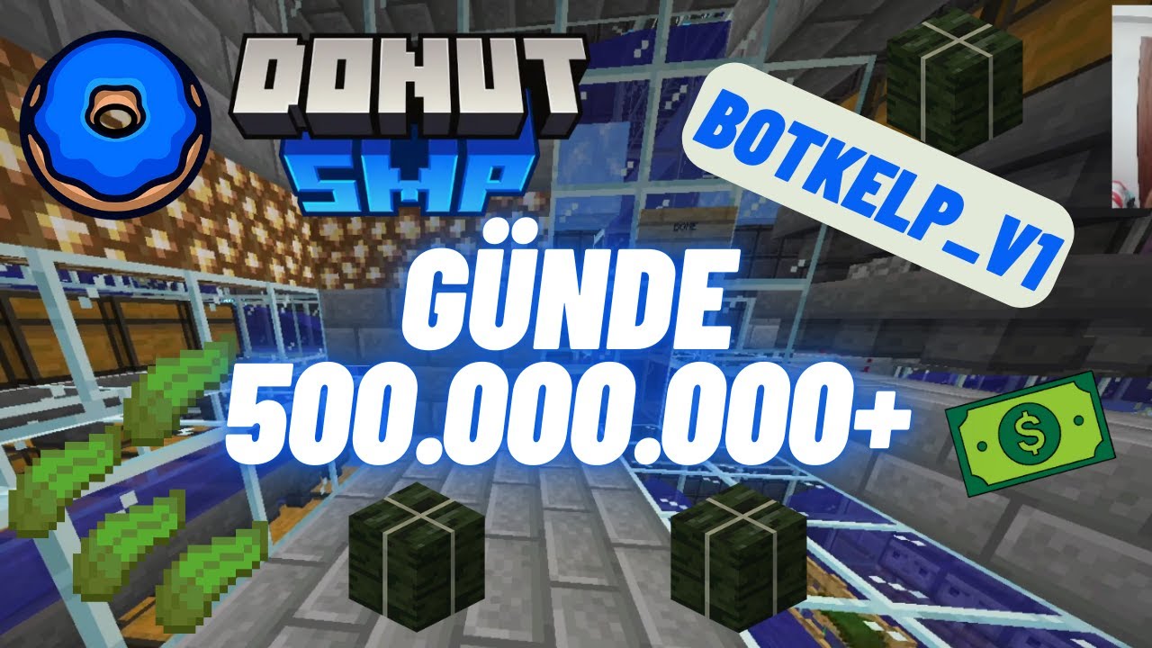 BOTKELP V1 | DONUT SMP’DE KENDİ KELP FARMIM! (50 BEĞENİYE ŞEMATİK) | GÜNDE 500M+