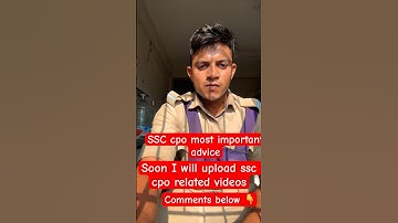 SSC cpo related most important advice ✌🏻🫵🏼#ssccpo #ssc #shorts #shortvideo #tips #crpf #bsf