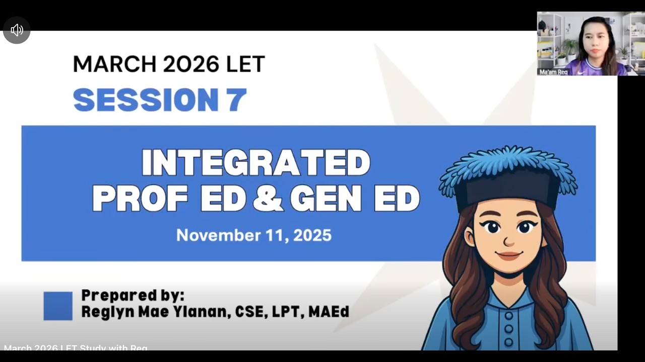 MARCH 2026 LET SESSION 7