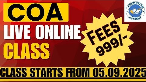 Coa Online Class | COA Online Course 2025 | Computer on Office Automation | Online Classes