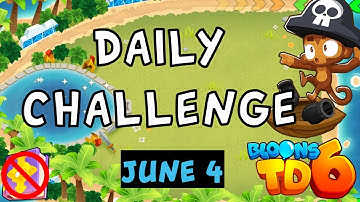 Bloons TD 6 Daily Challenge | The Calm Mind | No Hero No MK No Powers | June 4 2023