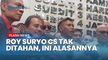 ALASAN Roy Suryo, Rismon dan Dr Tifa Tak Ditahan seusai Diperiksa Kasus Ijazah Jokowi