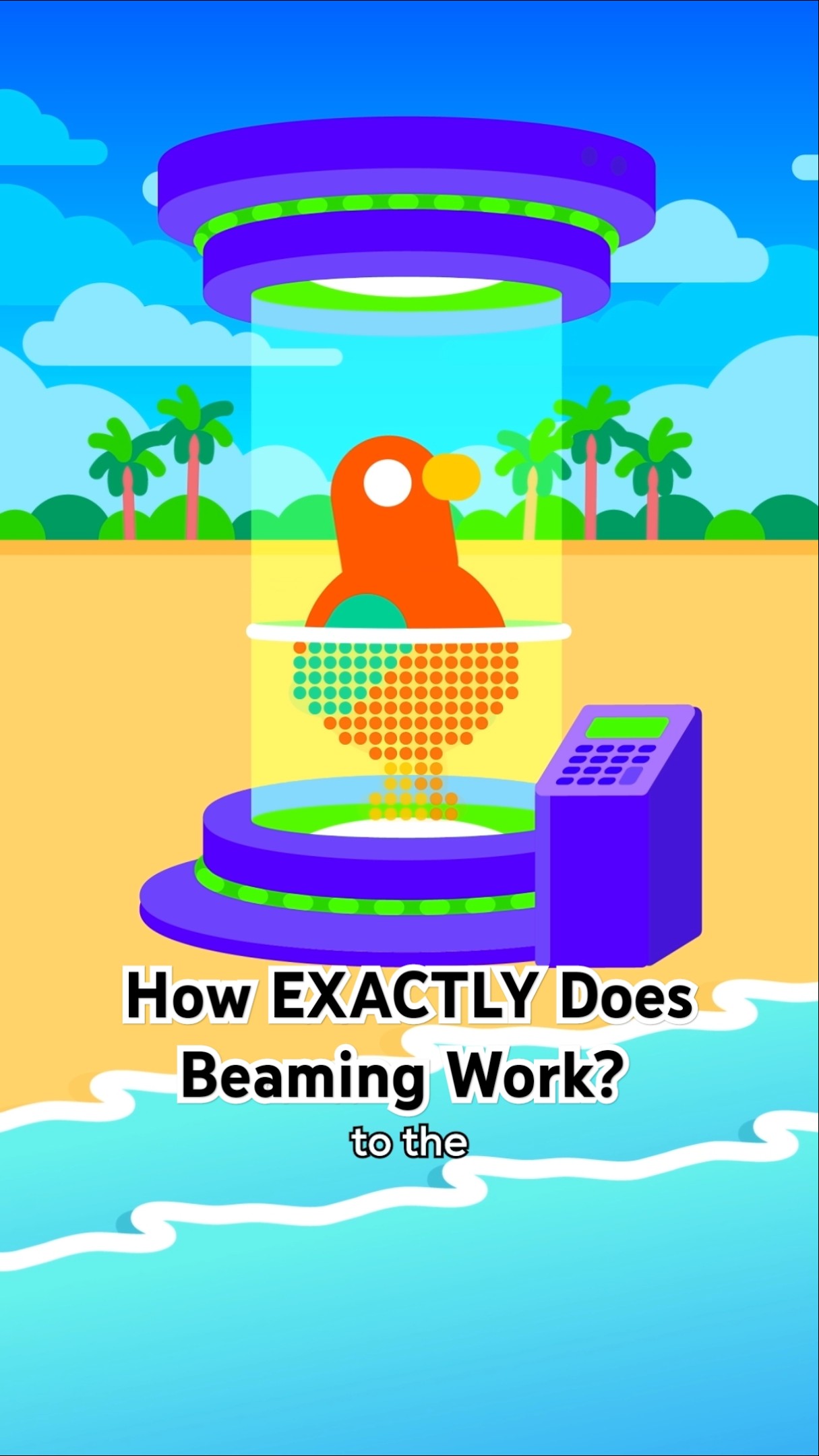 How EXACTLY Does Beaming Work? #shorts