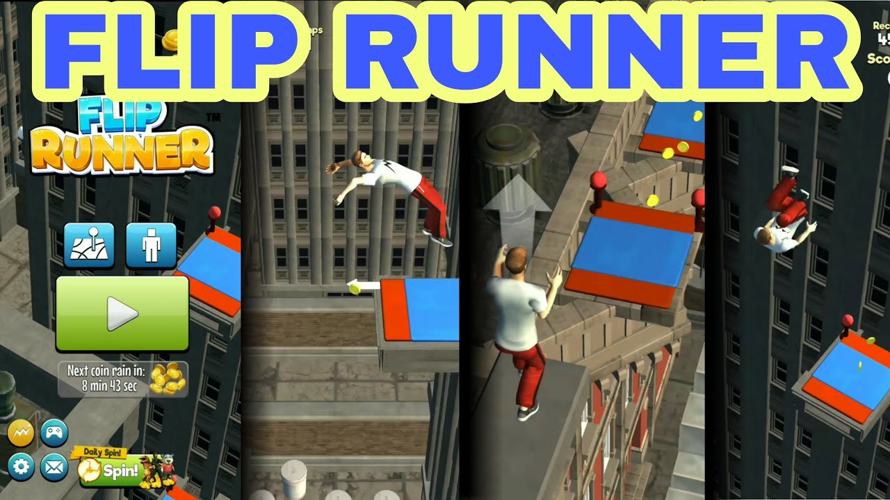 New Level (Flip Runner) Jump in jump Hold To flip Gameplay