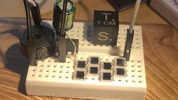 Solar Powered ATTiny85 Random Tone Generator