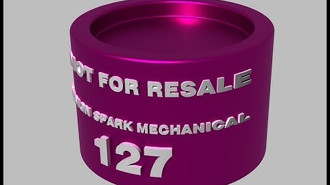 How to project text onto a curved model in design spark mechanical