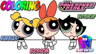 The Powerpuff Girls Coloring Book - Bubbles Blossom Buttercup Coloring Pages to Learn Colors The Powerpuff Girls Coloring Book - Bubbles Blossom Buttercup Coloring Pages to Learn Colors