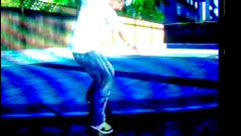 Pop Shuvit to boardslide around the Pool in Skate.