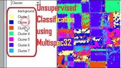 RS using Multispec. Exercise 2: Unsupervised Classification (Cluster Analysis)