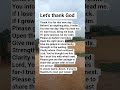 let's thank God #christianprayer #prayday #love #prayer #quotes #prayerandpurpose
