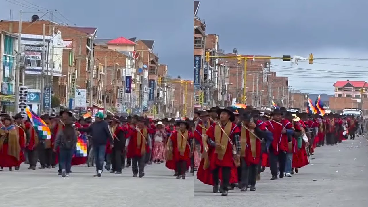 Oruro y La Paz inician bloqueo nacional contra DS 5503 y piden renuncia de Rodrigo Paz