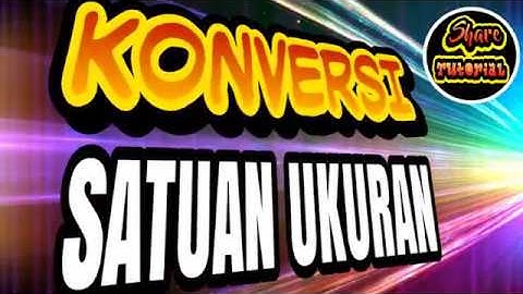 Konversi Satuan Pengukuran di Excel