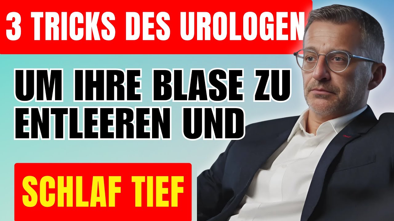 3 Urologen-Tricks: Blase entleeren und tief durchschlafen (60+)