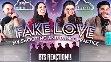BTS "FAKE LOVE Shooting and DP" Reaction - So that's how they did it! 😮 | Couples React
