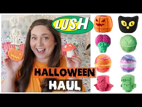 LUSH Halloween Haul! bombs, bubbles & A DIFFUSER!? | Sept 2025
