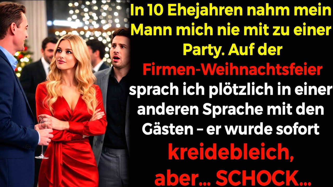 In 10 Jahren nahm mein Mann mich nie zu seinen Partys❌💃 Bei der Firmen-Weihnachtsfeier…😏🤫