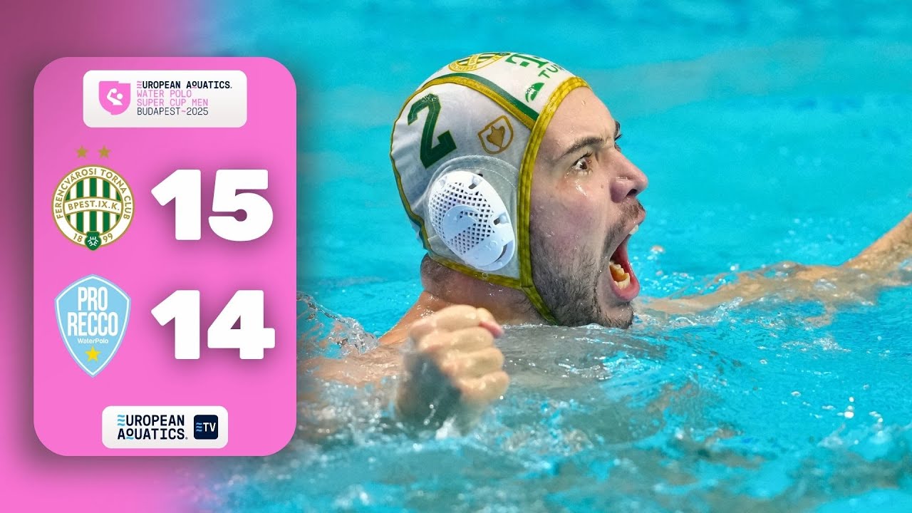 ГЛАВНЫЕ МОМЕНТЫ | FTC-Telekom обыграл Pro Recco в результативном матче | Суперкубок по водному по...