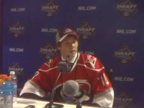 Carolina Hurricanes 2010 First Round Pick Jeff Ski...