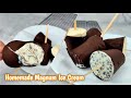 Homemade Magnum Ice Cream - 4 Ingredient Ice Creamdy with Magic Shell - No Mixer No Machine!