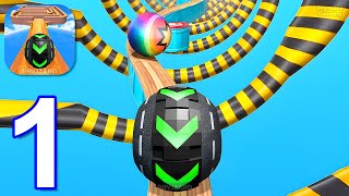 Rolling Ball Sky - Gameplay Walkthrough Part 1 Level 1-15 Ball Game (iOS,Android) screenshot 1
