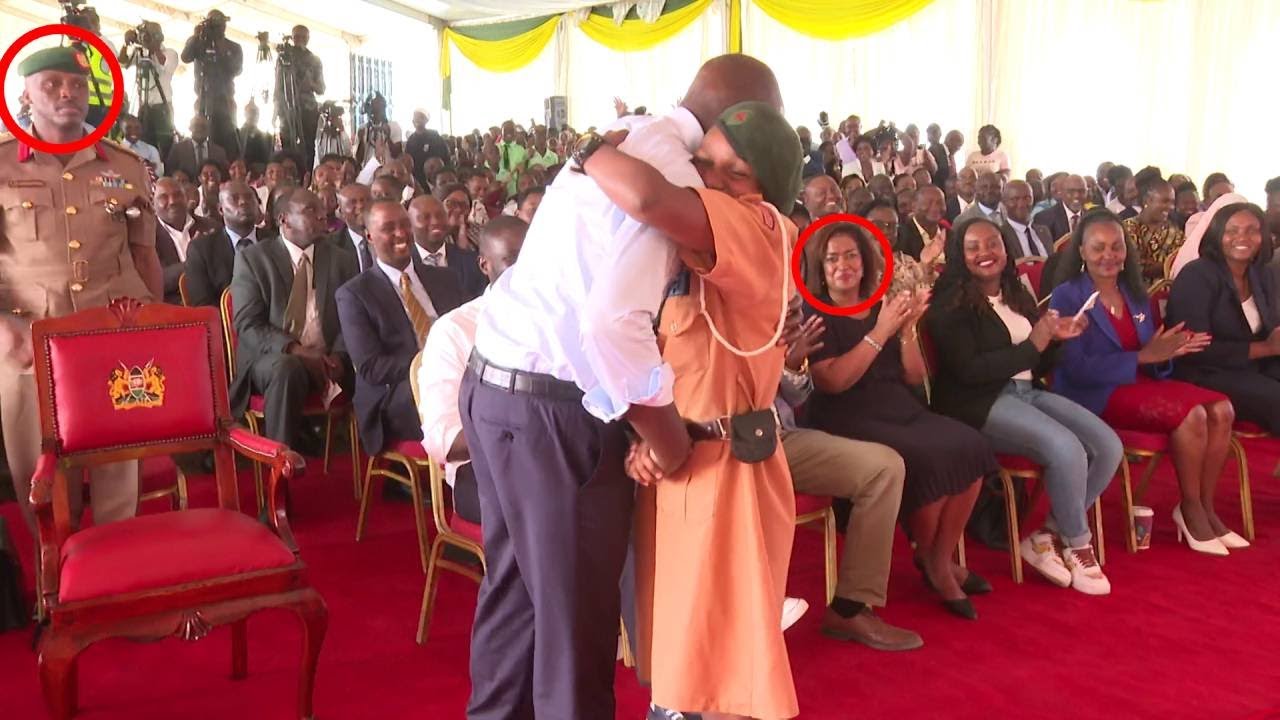 SEE HOW PRESIDENT RUTO GAVE A WARM HUG TO A YOUNG GIRL WHO MADE HIM ...