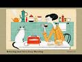 Cozy Morning Vintage Jazz with a Cat – 猫と朝カフェのヴィンテージジャズ | 作業用・リラックス・女性ボーカル