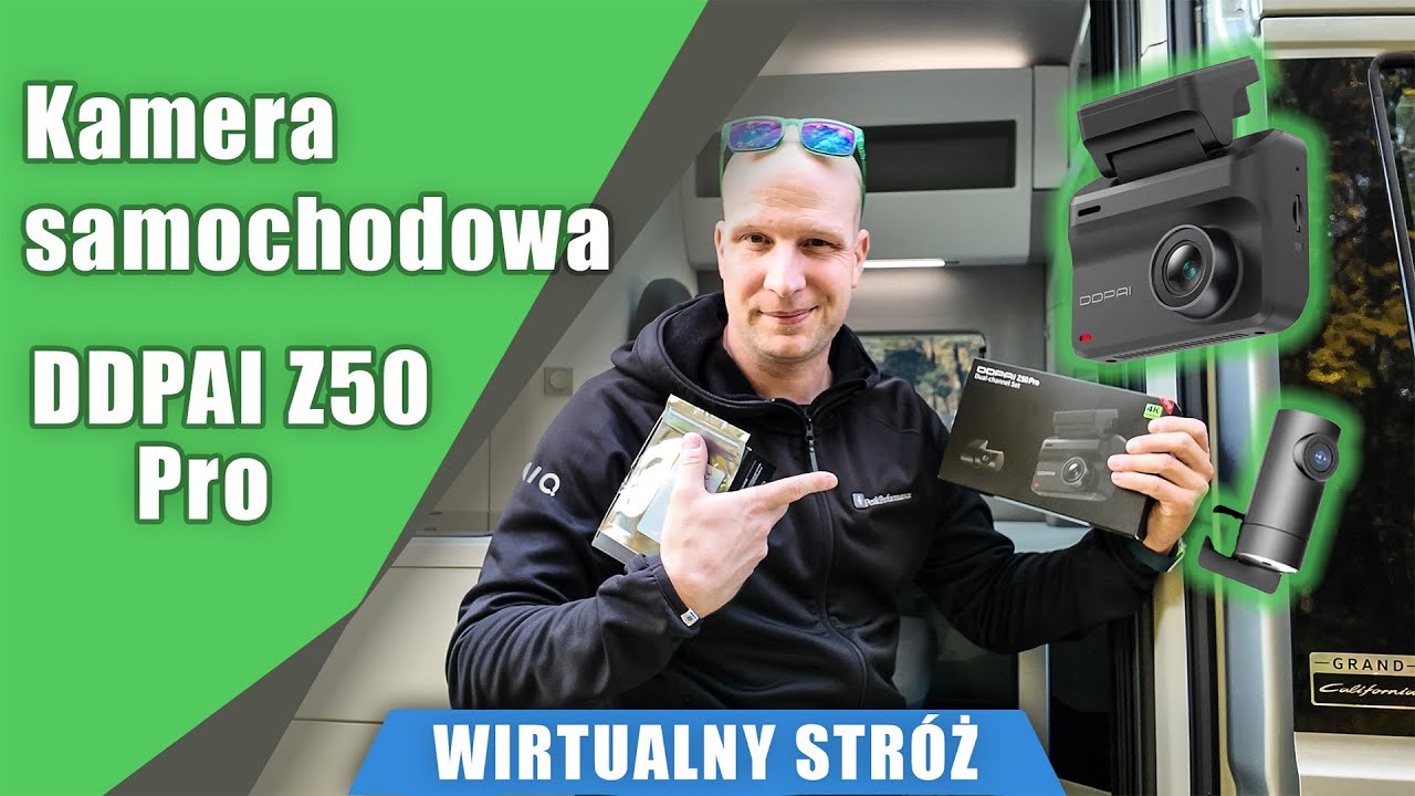 Chińska kamerka samochodowa, czyli test DDPAI Z50 Pro 4K. Test rejestratora samochodowego.