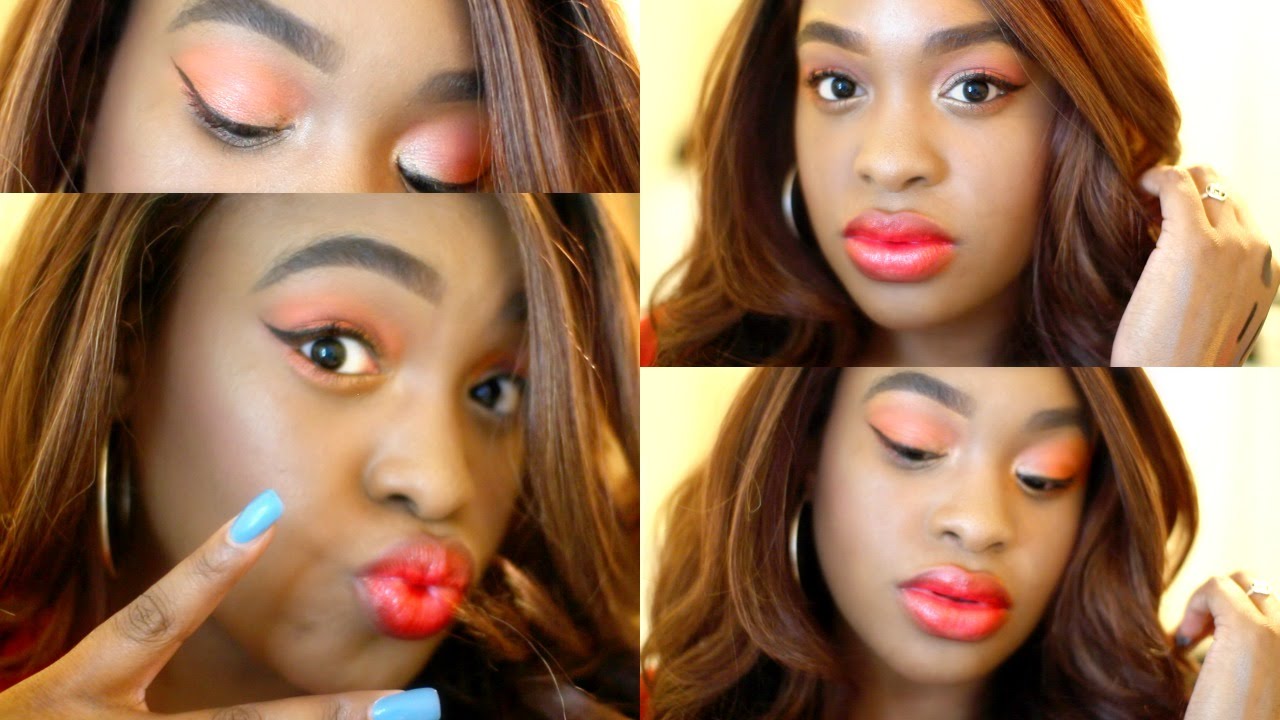 UNDER $2 EYESHADOWS || Coastal Scents Hot Pots || Coral Makeup Tutorial