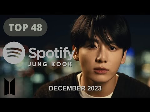 [TOP 48] MOST STREAMED JUNG KOOK SONGS ON SPOTIFY | December 2023 ...
