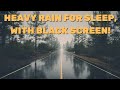 8 hours of Thunder SoundsㅣBlack Screen For Better Sleep! Heavy Rain for Sleep, Study and Relaxation