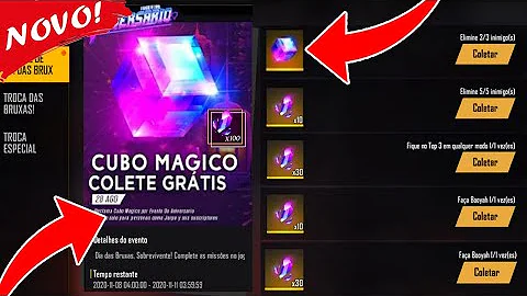 Como ganhar fragmentos de cubo no FF?