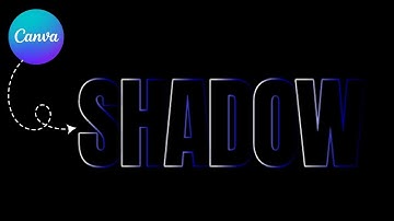How to Make Shadow Stock Typography Text Effect in Canva | Step by Step Tutorial