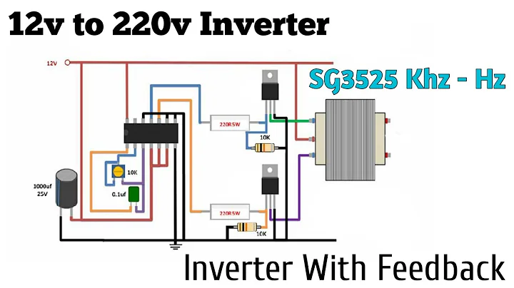How To Make a Powerful inverter using irfp460 mosfet & SG3525 with feedback