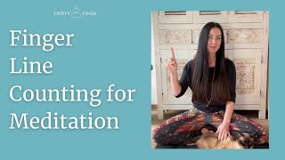 Finger Line Counting for Meditation