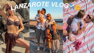 VACATION VLOG.. HELLO LANZAROTE! FAMILY OF 5 *chaos*