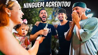 Thumbnail for CONTAMOS PROS NOSSOS AMIGOS DA GRAVIDEZ E ELES NAO ACREDITARAM DE JEITO NENHUM😂